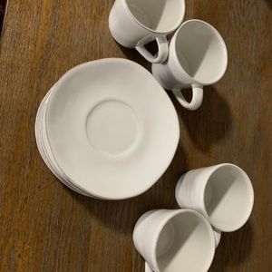 Crate and Barrel Cups and Saucers